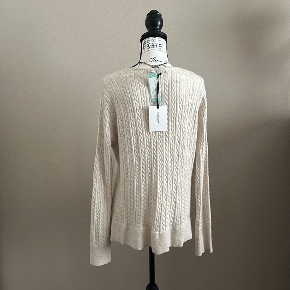 NWT 41 Hawthorn | Kellie Cable Knit Pullover - Picture 3 of 5